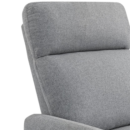 DHP Kai Linen Power Recliner Accent Chair with Massage and Heat - Dark Grey|Fauteuil d'appoint à inclinaison électrique Kai de DHP en lin avec massage et chaleur - gris foncé