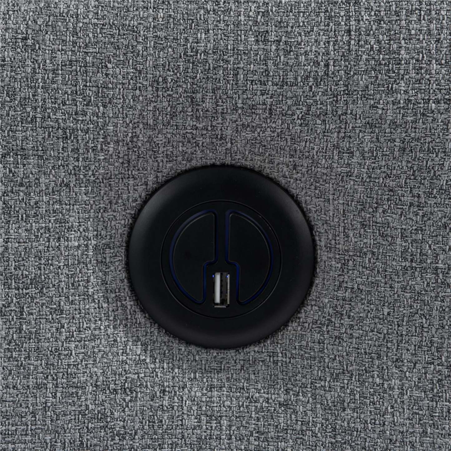 DHP Kai Linen Power Recliner Accent Chair with Massage and Heat - Dark Grey|Fauteuil d'appoint à inclinaison électrique Kai de DHP en lin avec massage et chaleur - gris foncé