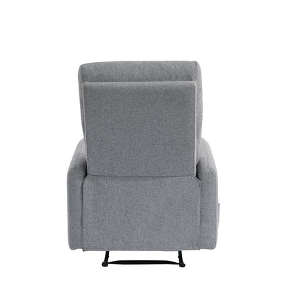 DHP Kai Linen Power Recliner Accent Chair with Massage and Heat - Dark Grey|Fauteuil d'appoint à inclinaison électrique Kai de DHP en lin avec massage et chaleur - gris foncé