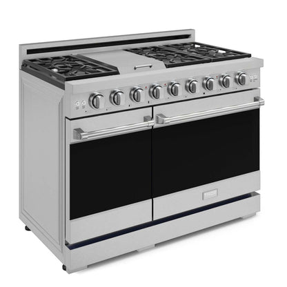 Gordon Ramsay Collection by Thor Kitchen 48 Freestanding Professional Gas Range - RSG48E|Cuisinière à gaz professionnelle indépendante de 48 pouces de la collection Gordon Ramsay par Thor Kitchen - RSG48E