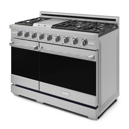 Gordon Ramsay Collection by Thor Kitchen 48 Freestanding Professional Gas Range - RSG48E|Cuisinière à gaz professionnelle indépendante de 48 pouces de la collection Gordon Ramsay par Thor Kitchen - RSG48E