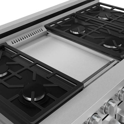 Gordon Ramsay Collection by Thor Kitchen 48 Freestanding Professional Gas Range - RSG48E|Cuisinière à gaz professionnelle indépendante de 48 pouces de la collection Gordon Ramsay par Thor Kitchen - RSG48E