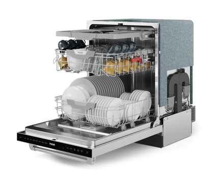 Lave-vaisselle collection Gordon Ramsay de Thor Kitchen de 24 po avec commandes sur le dessus - DW24X8BA99