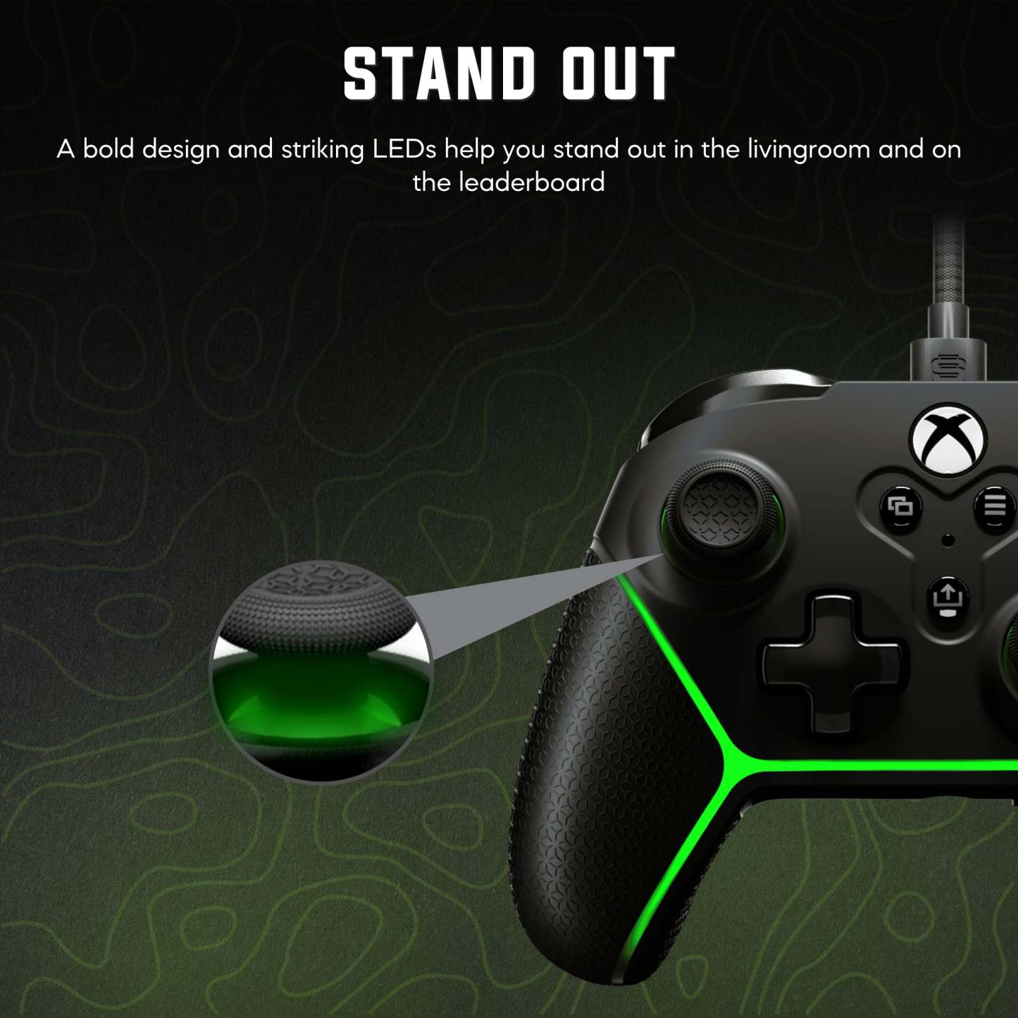 Surge Livewire Xbox Series X/S Microwatt Jr Black Controller|Manette Microwatt Junior Livewire de Surge noire pour consoles Xbox de séries X et S