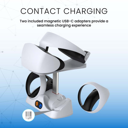 Surge PS5 PS VR2 White Charge Stand|Station de recharge Surge blanche pour PS5 VR2