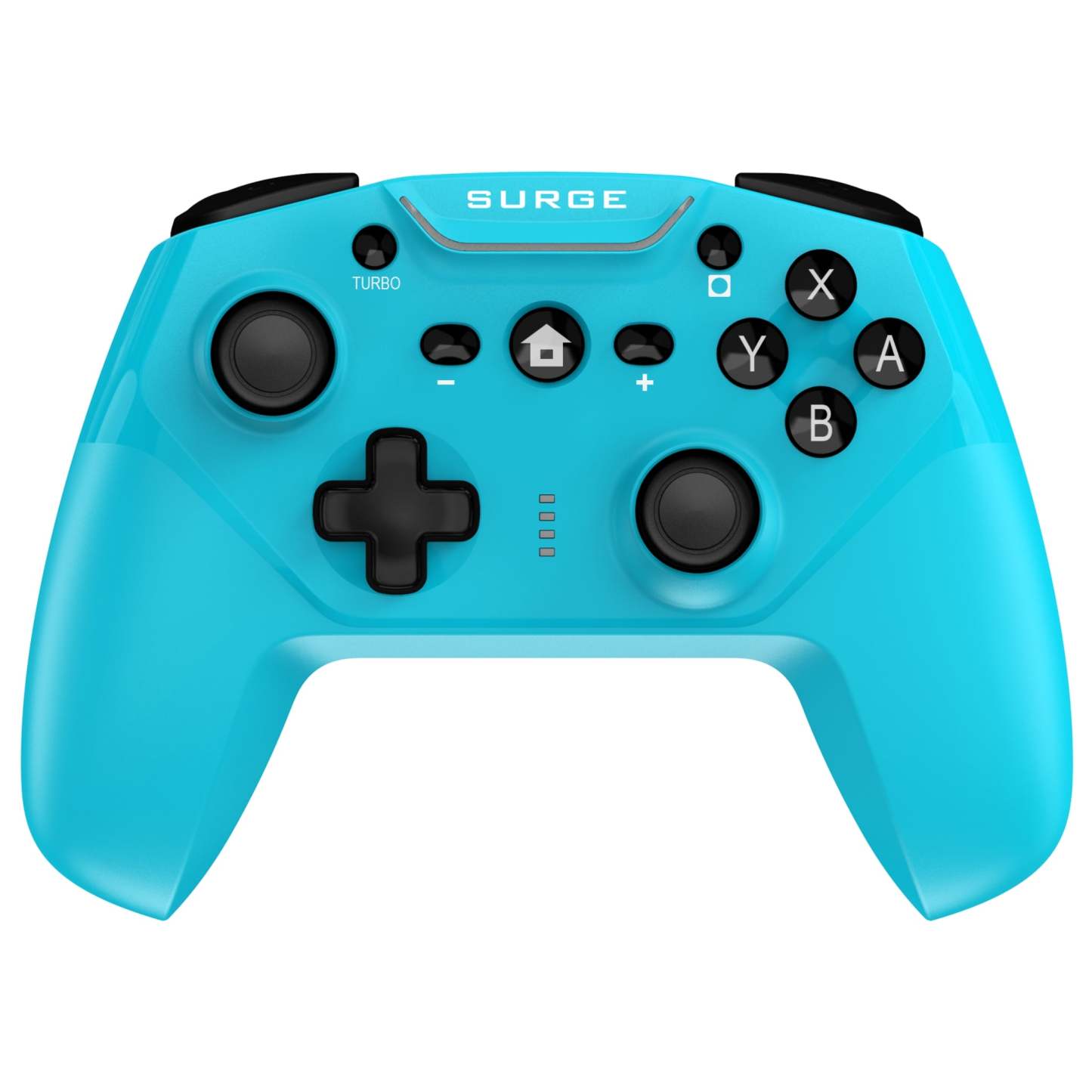 Surge Nintendo Switch Wireless Pro Neon Blue Controller|Manette sans fil Pro de Surge bleu fluo pour console Nintendo Switch