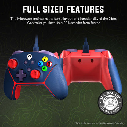 Surge Livewire Xbox Series X/S Microwatt Jr Blue Controller|Manette Microwatt Junior Livewire de Surge bleue pour consoles Xbox de séries X et S