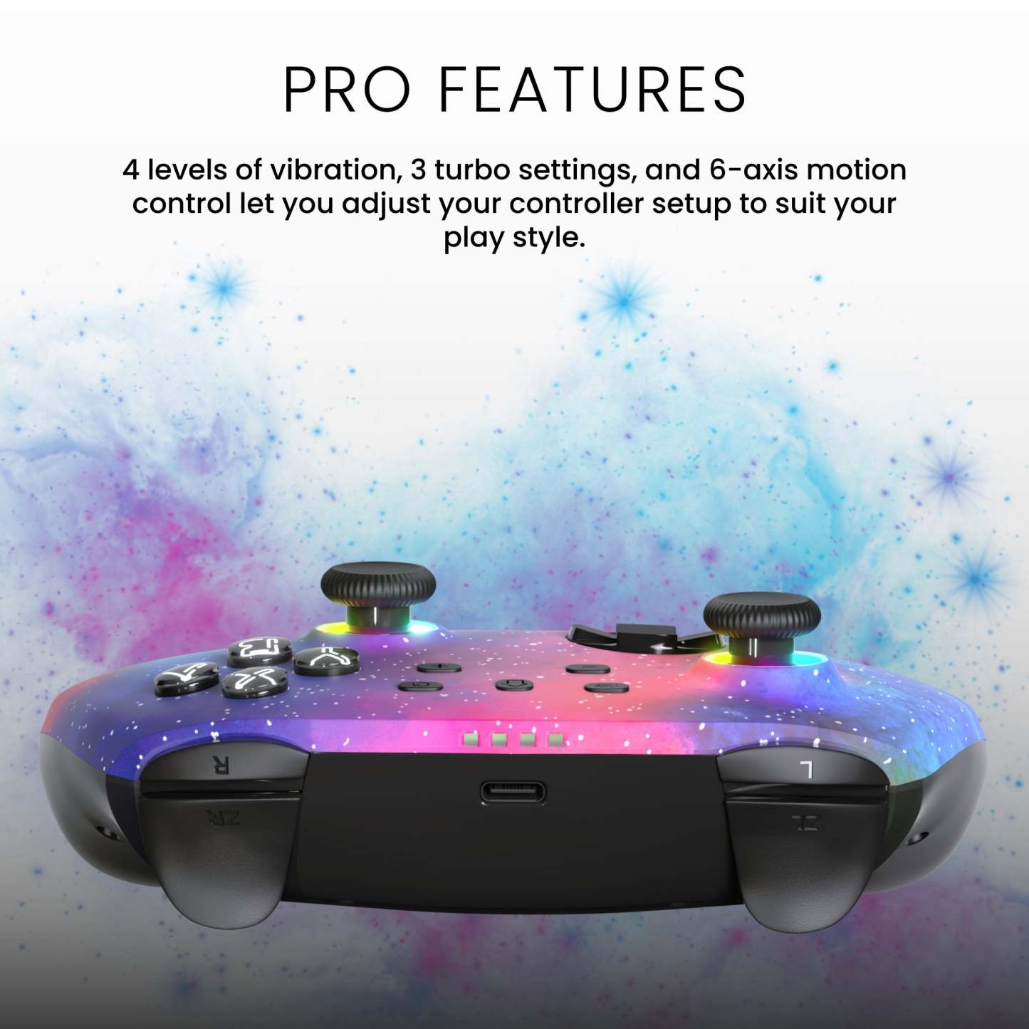 Surge Nintendo Switch Wireless Pro Controller Supernova Edition|Manette sans fil Pro de Surge de série Supernova pour console Nintendo Switch