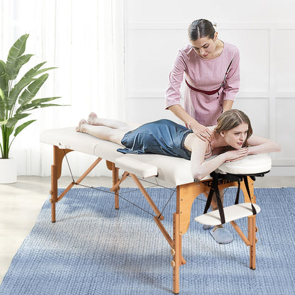 Table de massage portable 84''L, réglable, pour le visage, le spa et le tatouage, avec transport