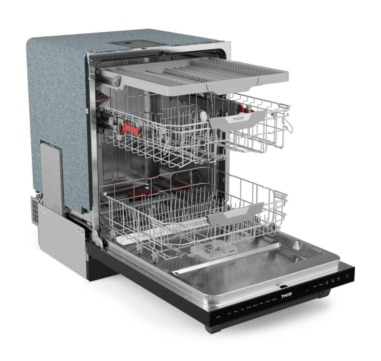 Lave-vaisselle collection Gordon Ramsay de Thor Kitchen de 24 po avec commandes sur le dessus - DW24X8BA00