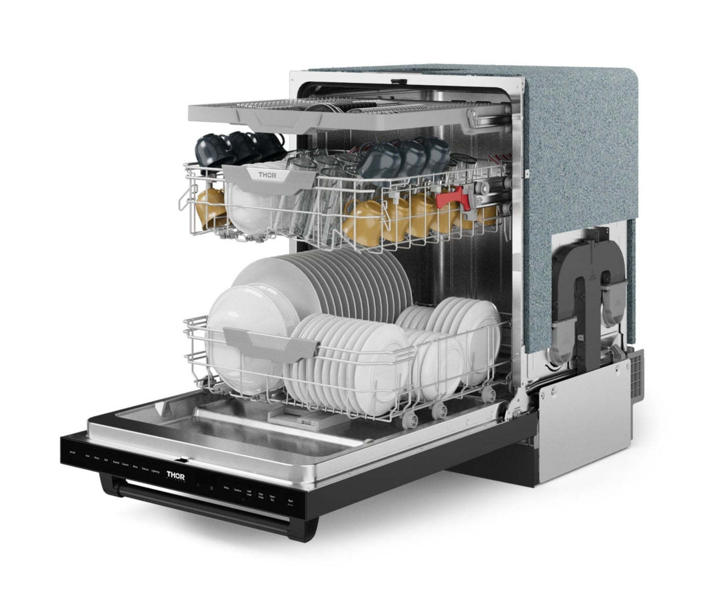 Lave-vaisselle collection Gordon Ramsay de Thor Kitchen de 24 po avec commandes sur le dessus - DW24X8BA00