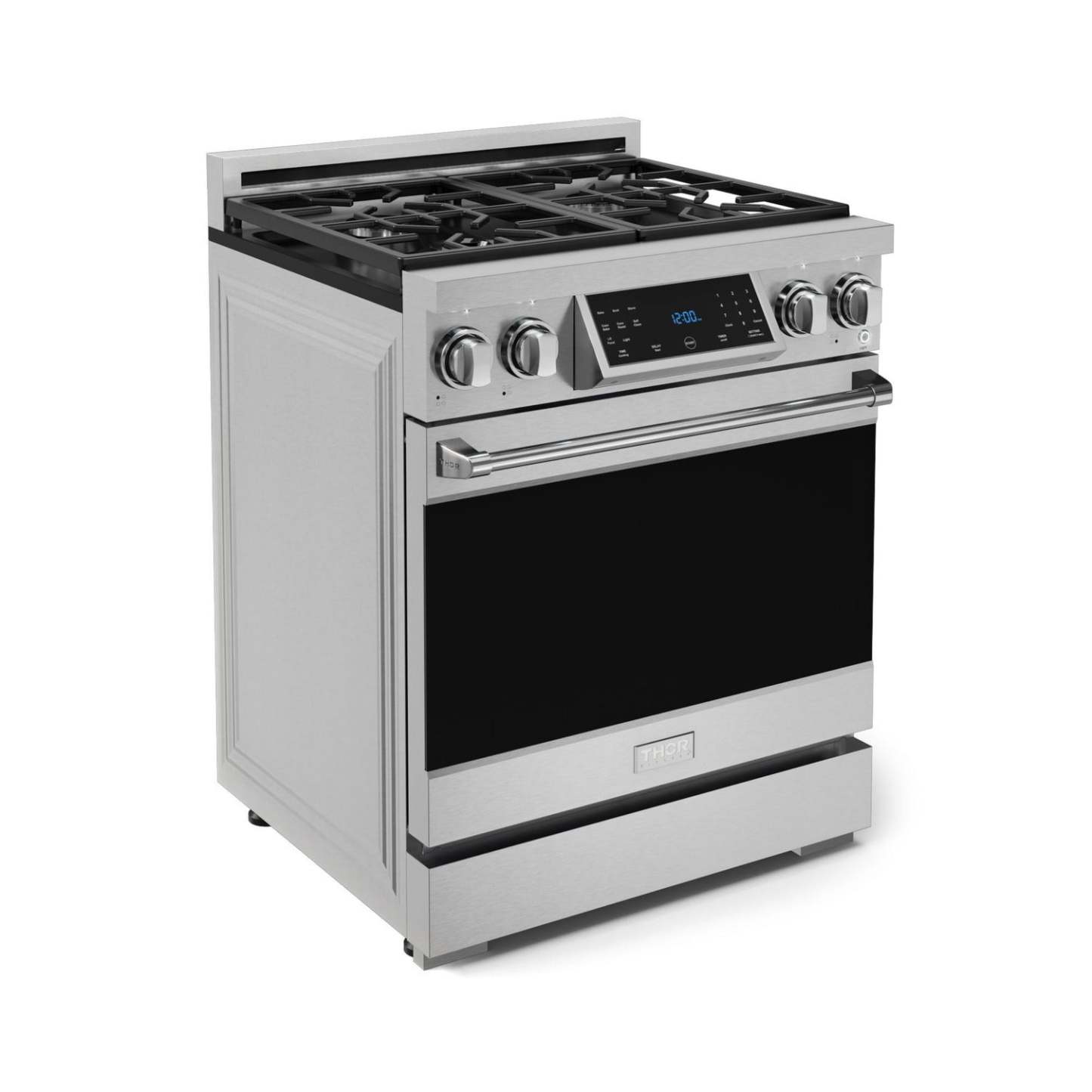 Collection Gordon Ramsay par Thor Kitchen Cuisinière à gaz professionnelle indépendante de 30 po avec panneau inclinable à commande tactile - RSG30|Cuisinière à gaz amovible de style professionnel collection Gordon Ramsay de Thor Kitchen de 30 po - RSG30