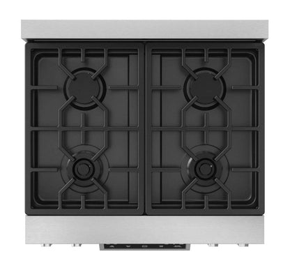 Collection Gordon Ramsay par Thor Kitchen Cuisinière à gaz professionnelle indépendante de 30 po avec panneau inclinable à commande tactile - RSG30|Cuisinière à gaz amovible de style professionnel collection Gordon Ramsay de Thor Kitchen de 30 po - RSG30