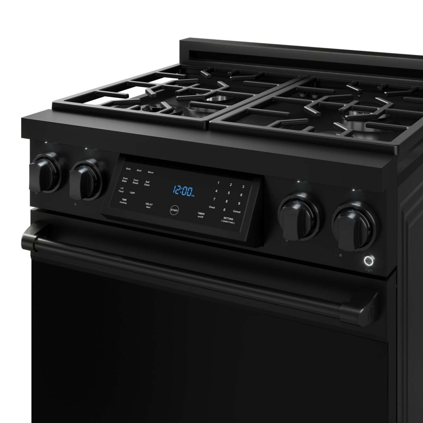 Gordon Ramsay Collection par Thor Kitchen 30 Cuisinière à gaz professionnelle autonome avec panneau inclinable à commande tactile - RSG30B|Cuisinière à gaz amovible de style professionnel collection Gordon Ramsay de Thor Kitchen de 30 po - RSG30B