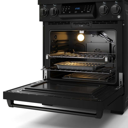 Gordon Ramsay Collection par Thor Kitchen 30 Cuisinière à gaz professionnelle autonome avec panneau inclinable à commande tactile - RSG30B|Cuisinière à gaz amovible de style professionnel collection Gordon Ramsay de Thor Kitchen de 30 po - RSG30B