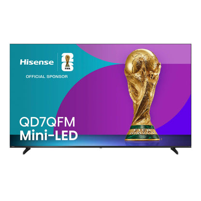 HISENSE 85 QD7QFM Mini-LED QLED 4K UHD AI Smart Fire TV (85QD7QFM) | Téléviseur intelligent QLED Mini-LED HISENSE QD7QFM UHD 4K de 85 pouces avec IA et Fire TV (85QD7QFM)