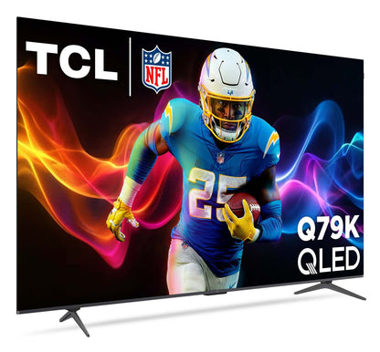 TCL 85 Q79K QLED 4K UHD Smart Google TV (85Q79K) – Modèle 2025 | Téléviseur intelligent QLED TCL Q79K UHD 4K de 85 po avec Google TVMC (85Q79K) - modèle 2025