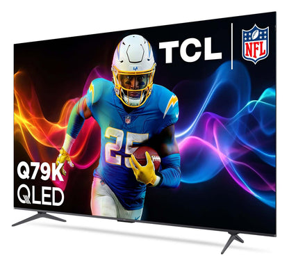 TCL 85 Q79K QLED 4K UHD Smart Google TV (85Q79K) – Modèle 2025 | Téléviseur intelligent QLED TCL Q79K UHD 4K de 85 po avec Google TVMC (85Q79K) - modèle 2025