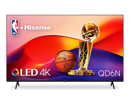 Téléviseur intelligent QLED Hisense UHD 4K de 85 po à 60 Hz avec HDR10+, Dolby VisionMC et Google TVMC (85QD6N)