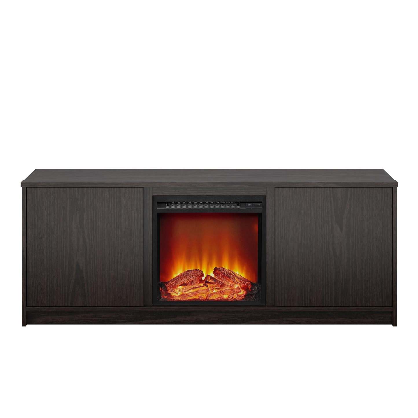 Ameriwood Home Bartow Electric Fireplace TV Stand - Espresso|Meuble pour téléviseur Bartow d'Ameriwood Home avec foyer électrique - espresso