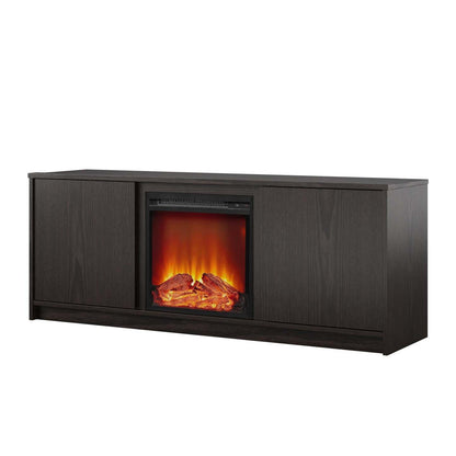 Ameriwood Home Bartow Electric Fireplace TV Stand - Espresso|Meuble pour téléviseur Bartow d’Ameriwood Home avec foyer électrique - espresso