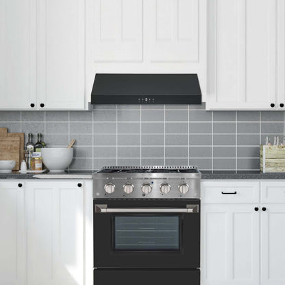 Ancona 30 Ducted Under Cabinet Range Hood - AN-18042BLK|Hotte de cuisinière sous l'armoire Ancona de 30 po à conduit - AN-18042BLK|D77G1Y4H