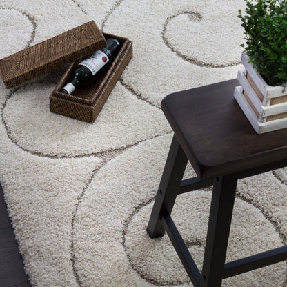 Carpette Oakville Flora crème 4 x 6