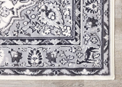 Florence Classic Border Area Rug - 4'7 x 6'7|Tapis de zone à bordure classique Florence - 4 pi 7 po x 6 pi 7 po