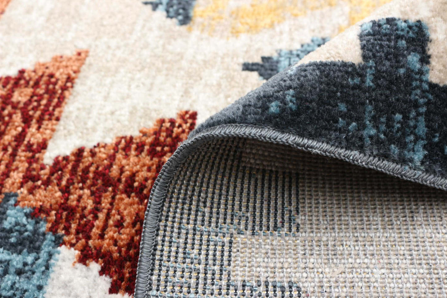 Tapis mosaïque taupe/cuivre lavable en machine - 3'0 x 5'0|Carpette Mosaic taupe et cuivre lavable à la machine - 3 pi 0 po x 5 pi 0 po|D86F8LRR