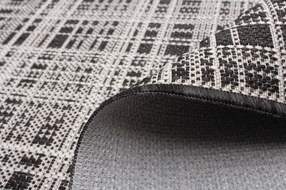 Tapis Panthea noir - 99 x 140 cm | Carpette Panthea noire - 99 x 140 cm