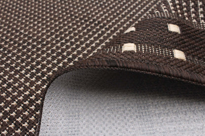 Carpette Clementine chocolat - 2 pi 2 po x 6 pi 7 po