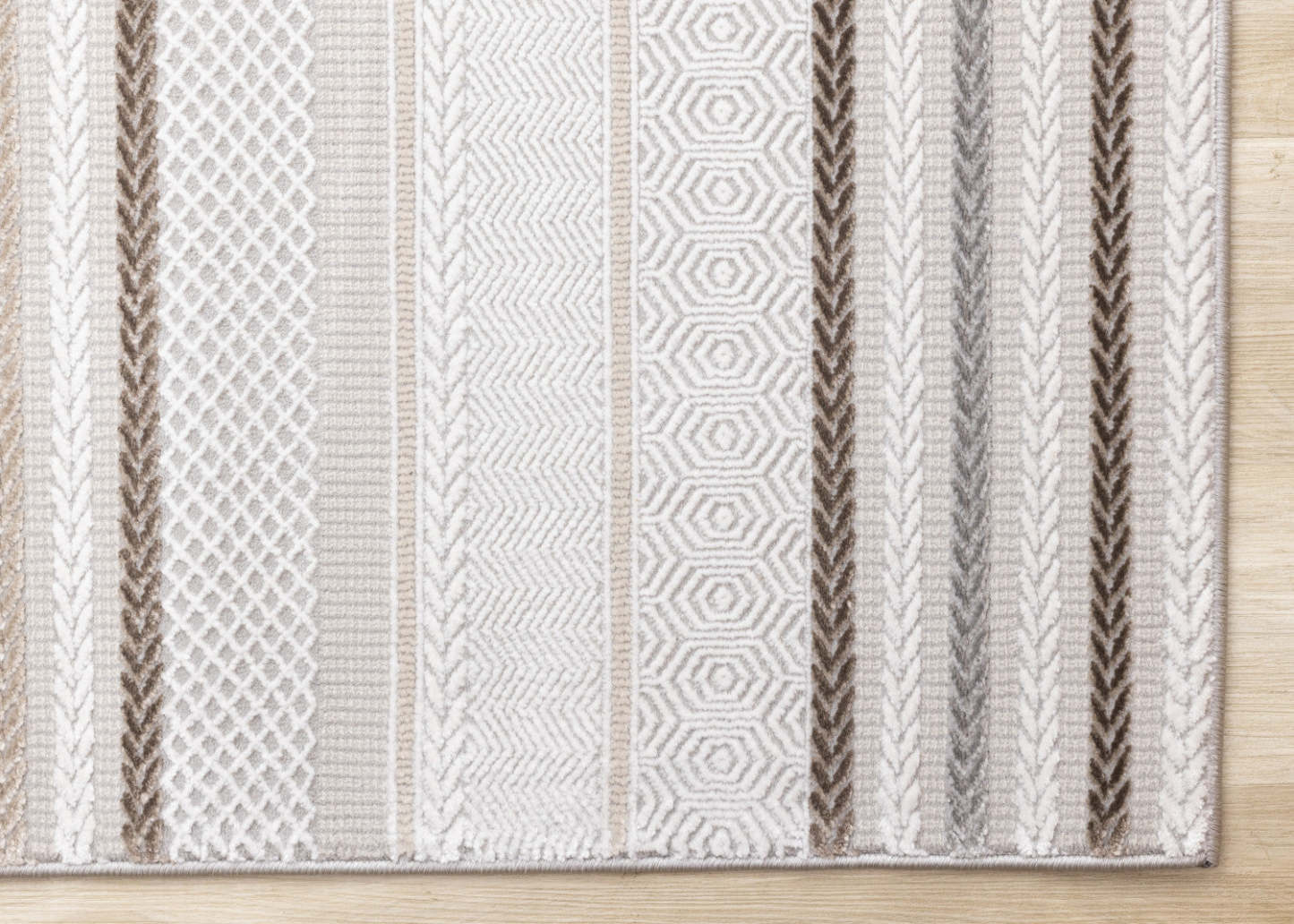 Tapis d'intérieur rayé London - 6'7 x 9'6|Carpette London à rayures pour l'intérieur - 6 pi 7 po x 9 pi 6 po