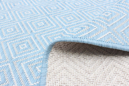 Tapis Neisha Diamond bleu clair 160 x 220 cm | Tapis Neisha Diamond bleu clair 160 x 220 cm | D86FXXSD