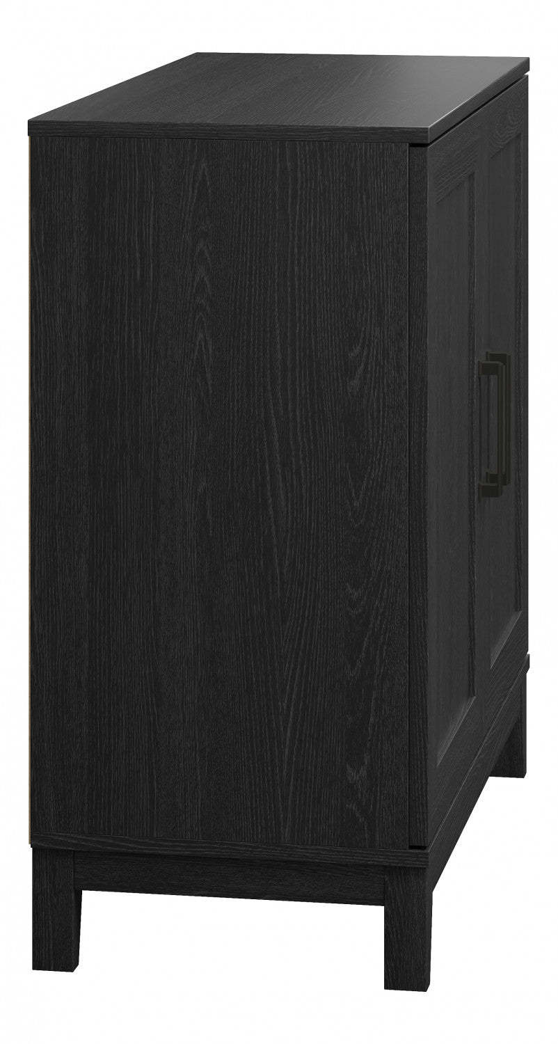 Armoire d'appoint à tablette réglable Modulr 1 - Chêne noir | Modulr Armoire D'appoint A 1 Tablette Réglable – Chêne Noir