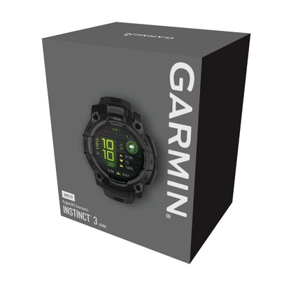 Garmin Instinct 3 Amoled Smartwatch 45 Mm - Spécifications Militaires Robustes 810, Boussole, Altimètre Barométrique | Montre Connectée Garmin Instinct 3 Amoled 45 Mm - Spécifications Militaires Robustes 810, Boussole,