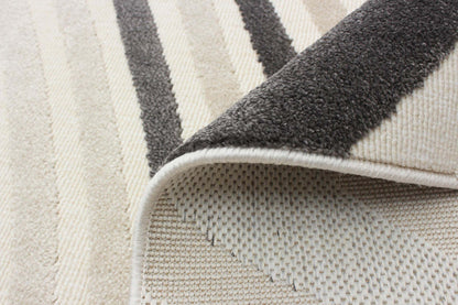 Tapis Nikkos Taupe 3'11 x 5'7|Carpette Nikkos taupe 3 pi 11 po x 5 pi 7 po|D86FRNIV