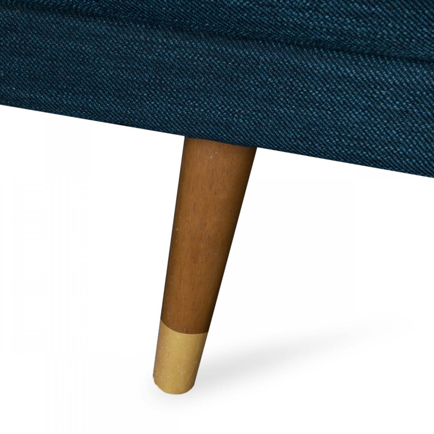 Canapé 3 places en tissu capitonné Aidan avec coussins en mousse - Bleu marine | Canapé Aidan 3 Places En Tissu Capitonné Avec Coussins En Mousse – Bleu Marine