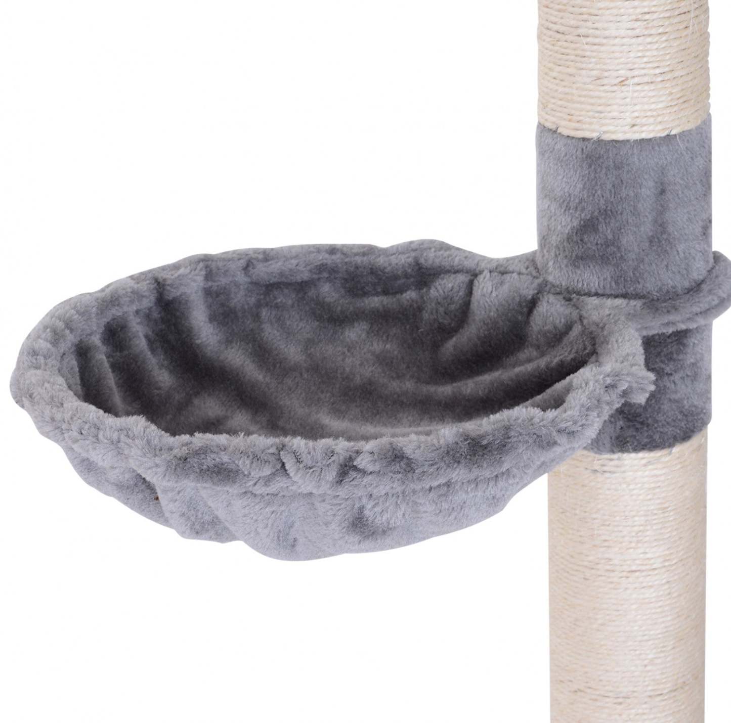 Pawhut Arbre D'escalade Pour Chat De 8,5 Pieds Centre D'activités Kitty À 5 Niveaux Jouet D'escalade