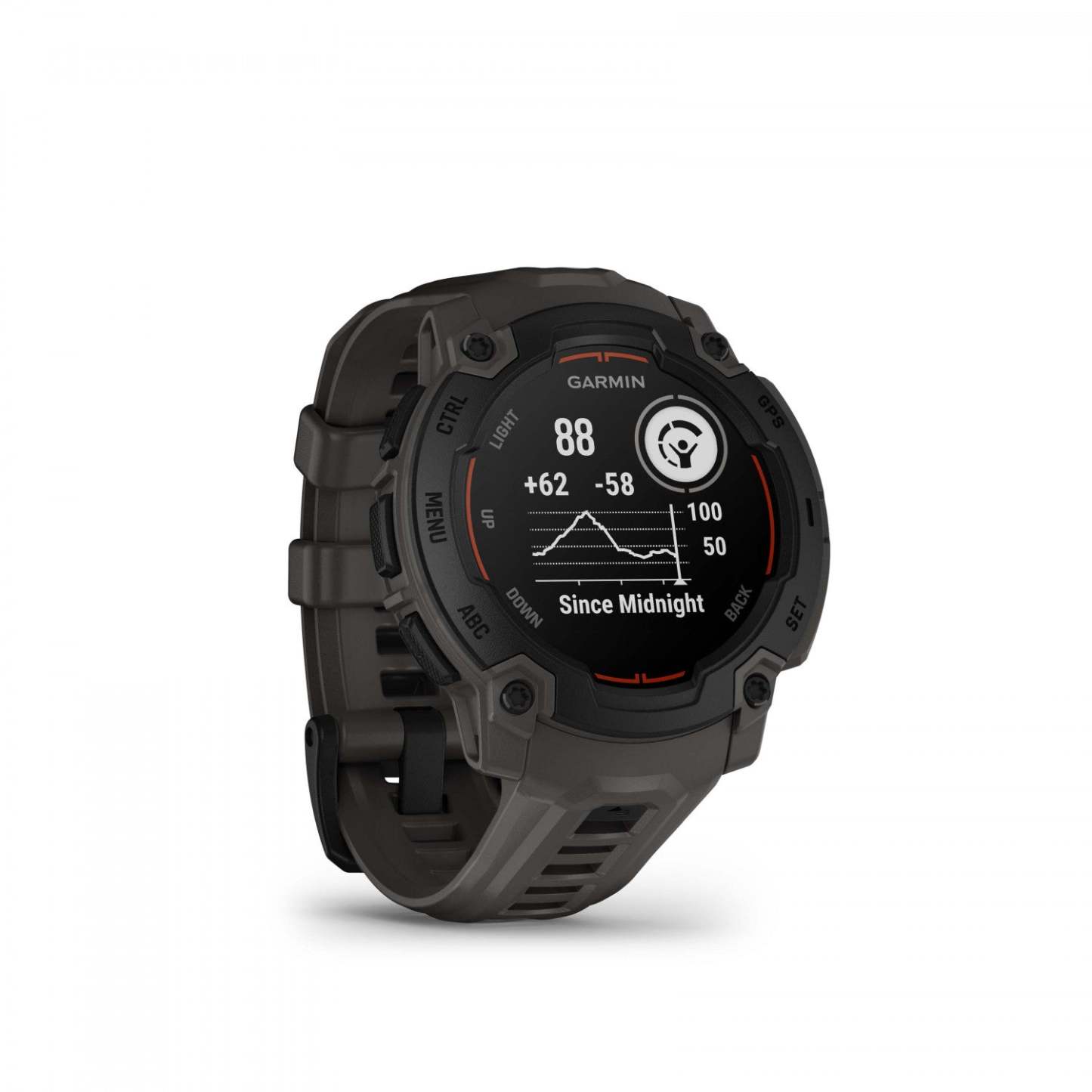 Montre connectée Garmin Instinct E Supertough 45 mm - Spécifications militaires 810, GPS, boussole, altimètre barométrique