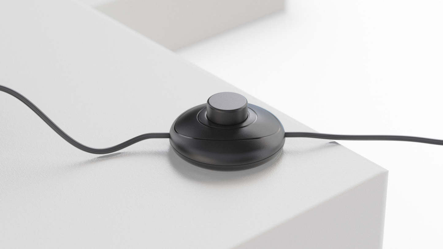 59 Black Loop Design LED Lampadaire |Lampe à pied à conception de boucle à DEL de 59 po noire