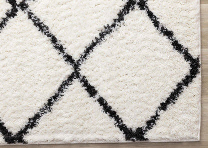 Carpette Taylor à motif de treillis pour l'intérieur - 5 pi 3 po x 7 pi 7 po