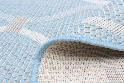 Tapis Neisha Abstract bleu clair 201,8 x 290,9 cm | D86FPGR7