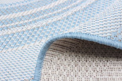 Tapis Neisha Modern bleu clair 160 x 220 cm | D86FB8G4