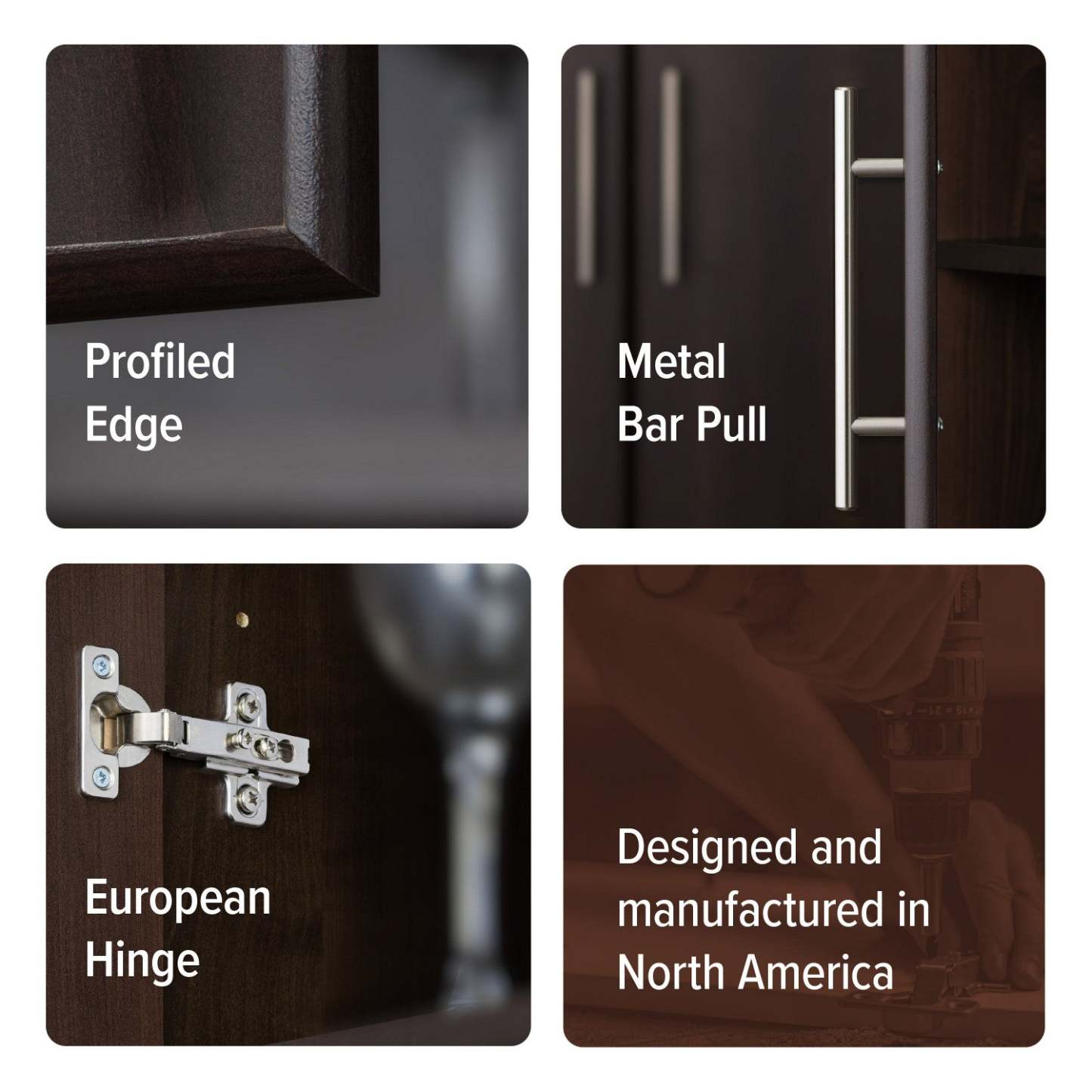 Elite 32 Storage Cabinet - Espresso|Armoire de rangement Elite 32 po - expresso