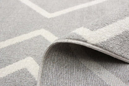 Tapis Kenza gris lavable en machine - 3'0 x 5'0|Carpette Kenza grise lavable à la machine - 3 pi 0 po x 5 pi 0 po|D86FLCHJ