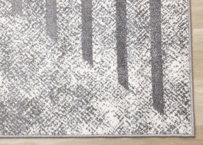 Covington Distressed Geometric Lines Indoor Area Rug - 5'3 x 7'7|Tapis d'intérieur Covington à motifs de lignes géométriques vieillies - 5 pi 3 po x 7 pi 7 po