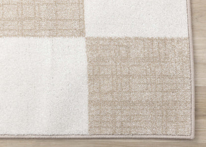 Covington Modern Checkered Indoor Area Rug - 2'0 x 7'7|Carpette Covington à motif de damier moderne pour l'intérieur - 2 pi x 7 pi 7 po