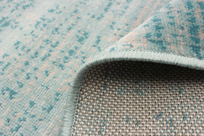 Tapis Janaki Sarcelle 2'8 x 4'11|Carpette Janaki bleu sarcelle 2 pi 8 po x 4 pi 11 po|D86FZZQC