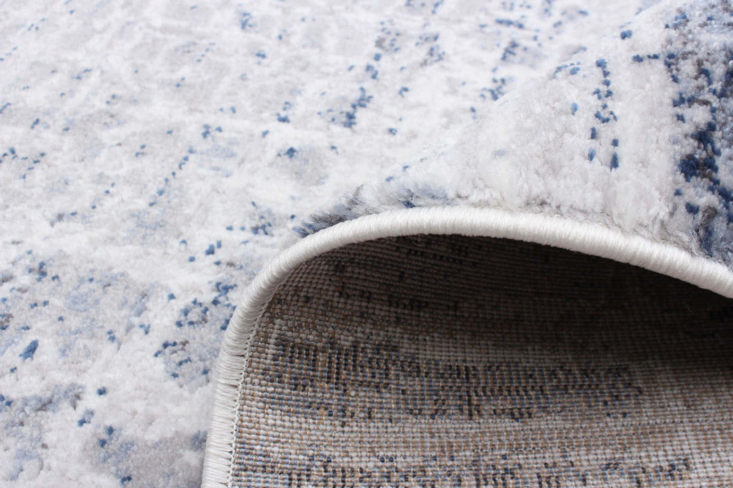 Tapis Trudel Bleu - 3'11 X 5'7 |Carpette Trudel bleue - 3 pi 11 po x 5 pi 7 po