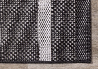 Tapis intérieur/extérieur rayé Jackson - 3'11 x 5'7|Carpette Jackson à rayures pour l'intérieur et l'extérieur - 3 pi 11 po x 5 pi 7 po